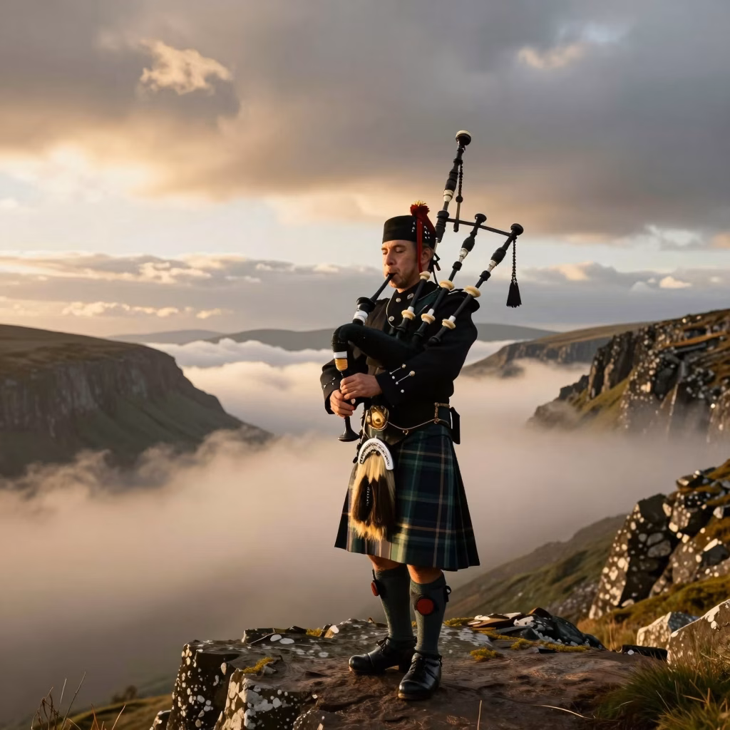 Scotland the Brave : L'Hymne Officieux de l'Ecosse a la Cornemuse